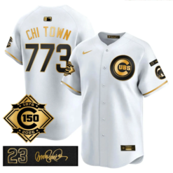 CHC Limited Jersey - 150th Anniversary & 'Ryno' Tribute Patch - All Stitched by Chicago Cubs