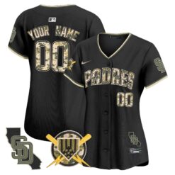 Padres Armed Forces Day Vapor Premier Limited Custom Jersey - All Stitched by Digigearus