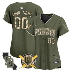 Padres Armed Forces Day Vapor Premier Limited Custom Jersey - All Stitched by Digigearus