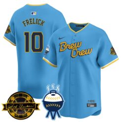 MIL 2026 Limited Jersey - Bob Uecker Patch - All Stitched by Milwaukee Brewers