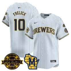 MIL 2026 Limited Jersey - Bob Uecker Patch - All Stitched by Milwaukee Brewers