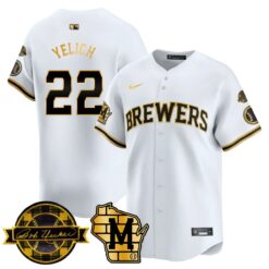 MIL 2026 Limited Jersey - Bob Uecker Patch - All Stitched by Milwaukee Brewers