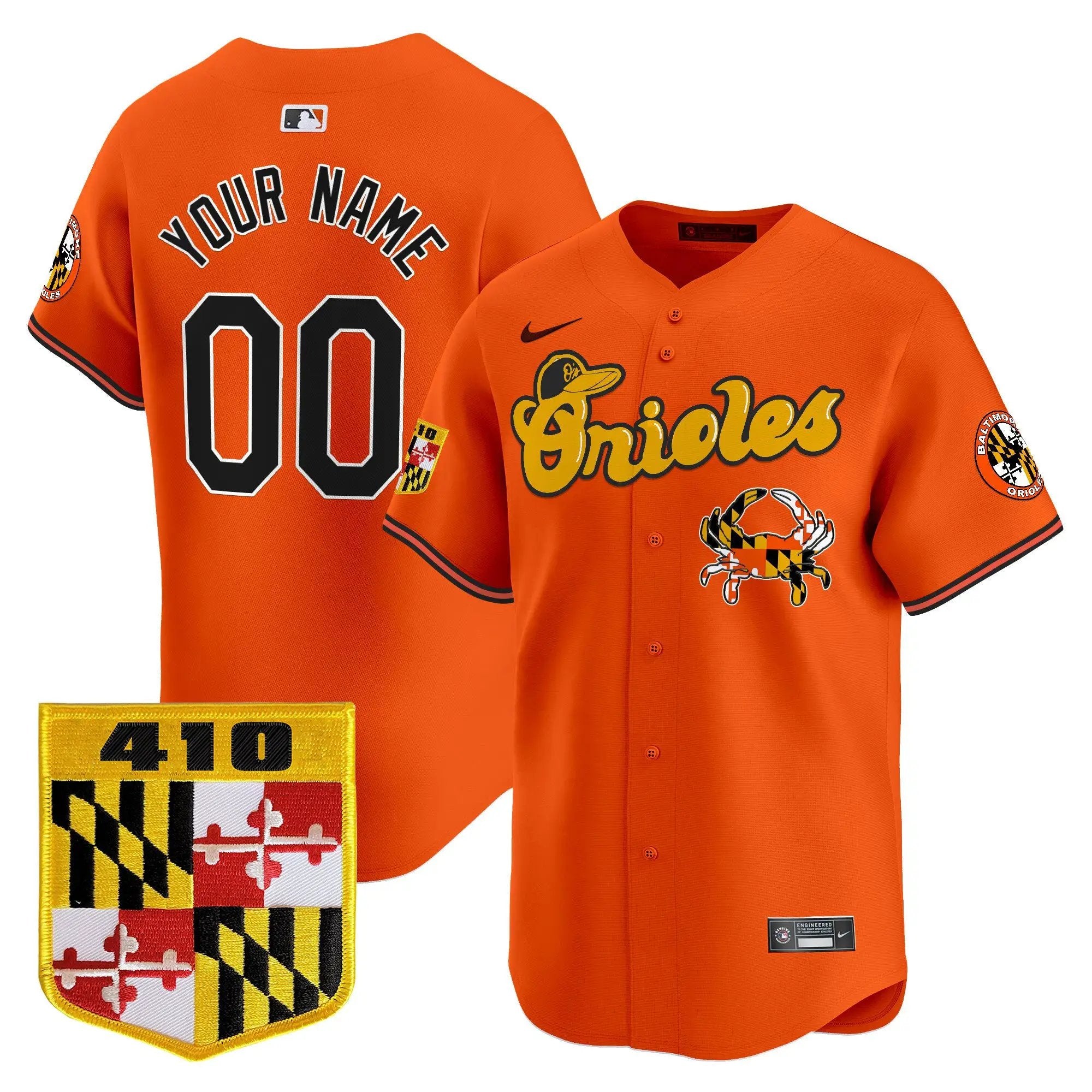 BAL 410 & Chesapeake Crab Patch Vapor Premier Limited Custom Jersey - All Stitched by Digigearus