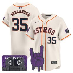 HOU DJ Screw Patch Vapor Premier Limited Jersey - All Stitched by Houston Astros