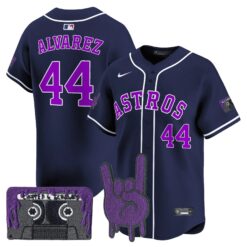 HOU DJ Screw Patch Vapor Premier Limited Jersey - All Stitched by Houston Astros