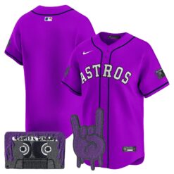 HOU DJ Screw Patch Vapor Premier Limited Jersey - All Stitched by Houston Astros