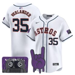 HOU DJ Screw Patch Vapor Premier Limited Jersey - All Stitched by Houston Astros