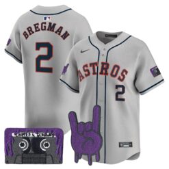 HOU DJ Screw Patch Vapor Premier Limited Jersey - All Stitched by Houston Astros