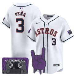 HOU DJ Screw Patch Vapor Premier Limited Jersey - All Stitched by Houston Astros