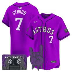 HOU DJ Screw Patch Vapor Premier Limited Jersey - All Stitched by Houston Astros
