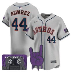 HOU DJ Screw Patch Vapor Premier Limited Jersey - All Stitched by Houston Astros