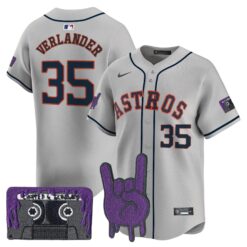 HOU DJ Screw Patch Vapor Premier Limited Jersey - All Stitched by Houston Astros