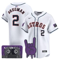 HOU DJ Screw Patch Vapor Premier Limited Jersey - All Stitched by Houston Astros