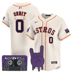 HOU DJ Screw Patch Vapor Premier Limited Jersey - All Stitched by Houston Astros