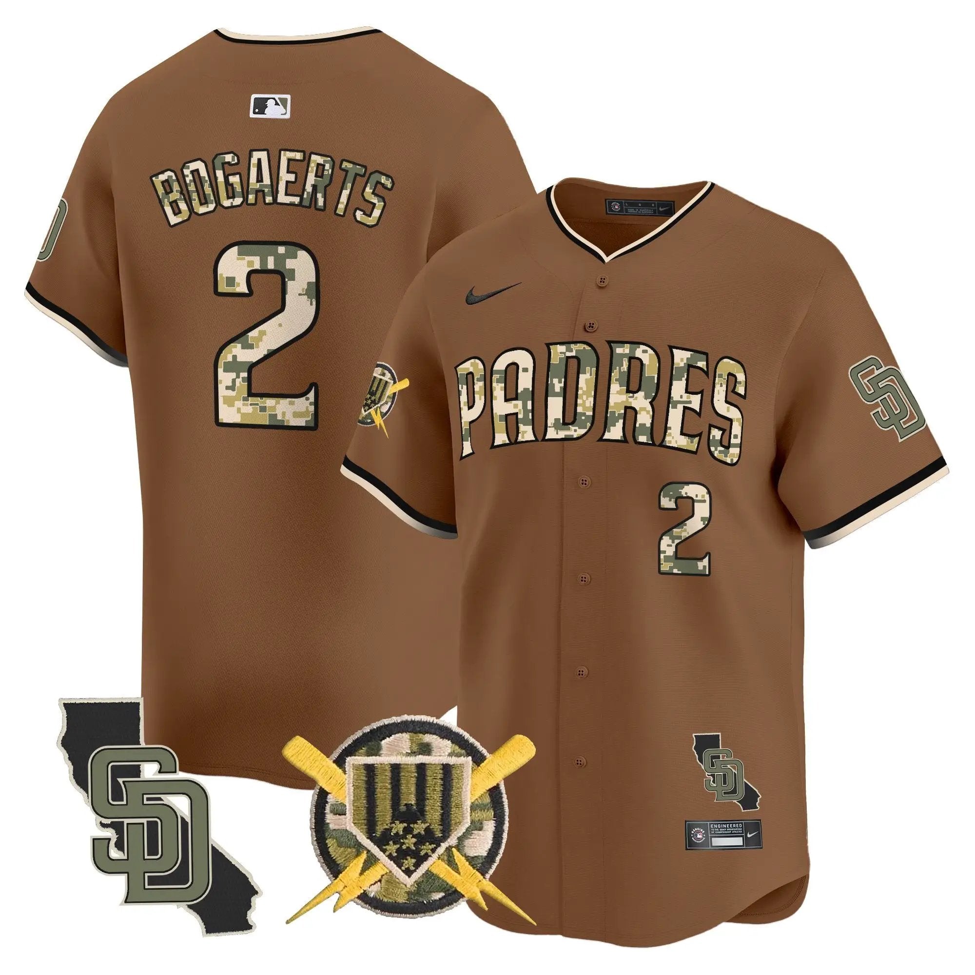 Padres Armed Forces Day Vapor Premier Limited Jersey - All Stitched by Digigearus