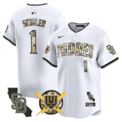 Padres Armed Forces Day Vapor Premier Limited Jersey - All Stitched by Digigearus