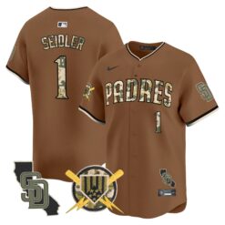 Padres Armed Forces Day Vapor Premier Limited Jersey - All Stitched by Digigearus