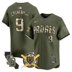 Padres Armed Forces Day Vapor Premier Limited Jersey - All Stitched by Digigearus