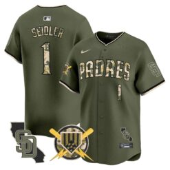 Padres Armed Forces Day Vapor Premier Limited Jersey - All Stitched by Digigearus