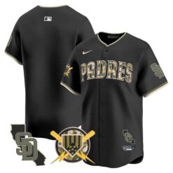 Padres Armed Forces Day Vapor Premier Limited Jersey - All Stitched by Digigearus