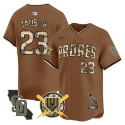 Padres Armed Forces Day Vapor Premier Limited Jersey - All Stitched by Digigearus
