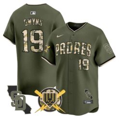 Padres Armed Forces Day Vapor Premier Limited Jersey - All Stitched by Digigearus