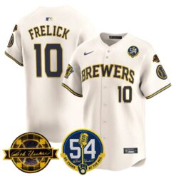 MIL 'Bob Uecker - 54 Seasons for Brewers' Vapor Premier Limited Jersey - All Stitched -N1 by Milwaukee Brewers
