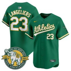 OAK 125th Anniversary Patch Vapor Premier Limited Jersey - All Stitched by Oakland Athletics