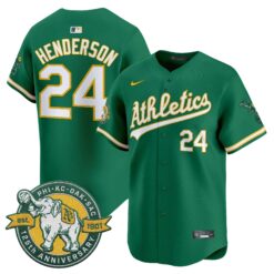 OAK 125th Anniversary Patch Vapor Premier Limited Jersey - All Stitched by Oakland Athletics