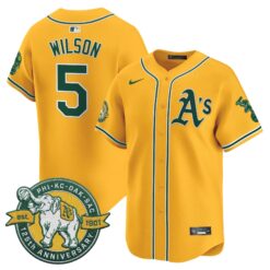 OAK 125th Anniversary Patch Vapor Premier Limited Jersey - All Stitched by Oakland Athletics