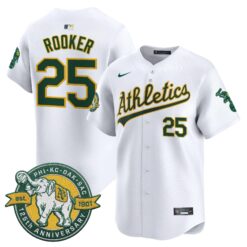 OAK 125th Anniversary Patch Vapor Premier Limited Jersey - All Stitched by Oakland Athletics