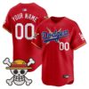 LAD x One Piece Vapor Premier Limited Custom Jersey - Stitched by Los Angeles Dodgers