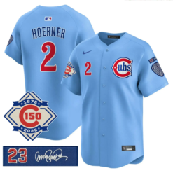 CHC Limited Jersey - 150th Anniversary & 'Ryno' Tribute Patch - All Stitched by Chicago Cubs
