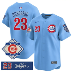 CHC Limited Jersey - 150th Anniversary & 'Ryno' Tribute Patch - All Stitched by Chicago Cubs