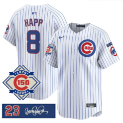 CHC Limited Jersey - 150th Anniversary & 'Ryno' Tribute Patch - All Stitched by Chicago Cubs