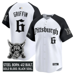 PIT 'Gothic Steel City Edition' Vapor Premier Limited Jersey - All Stitched by Pittsburgh Pirates