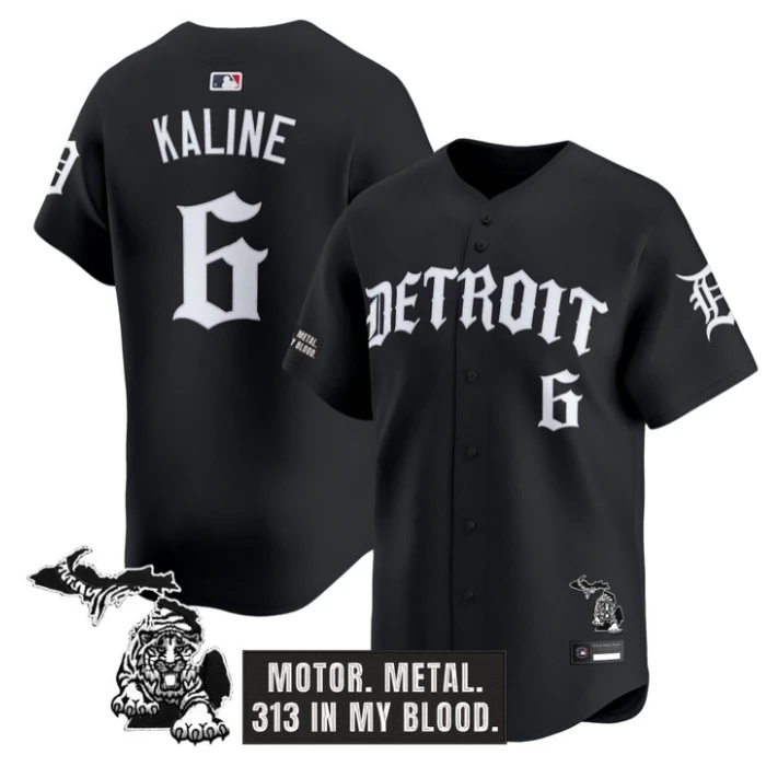 Al Kaline Jersey #6 Detroit Tigers Old English Edition Stitched by My Store