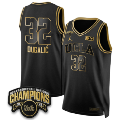 Angela Dugalić Jersey #32 UCLA Basketball Champion 2026 Limited Stitched by My store basketball