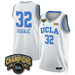Angela Dugalić Jersey #32 UCLA Basketball Champion 2026 Limited Stitched by My store basketball
