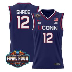 Ashlynn Shade Jersey #12 UConn Huskies 2026 Final Four Stitched Navy by My store basketball
