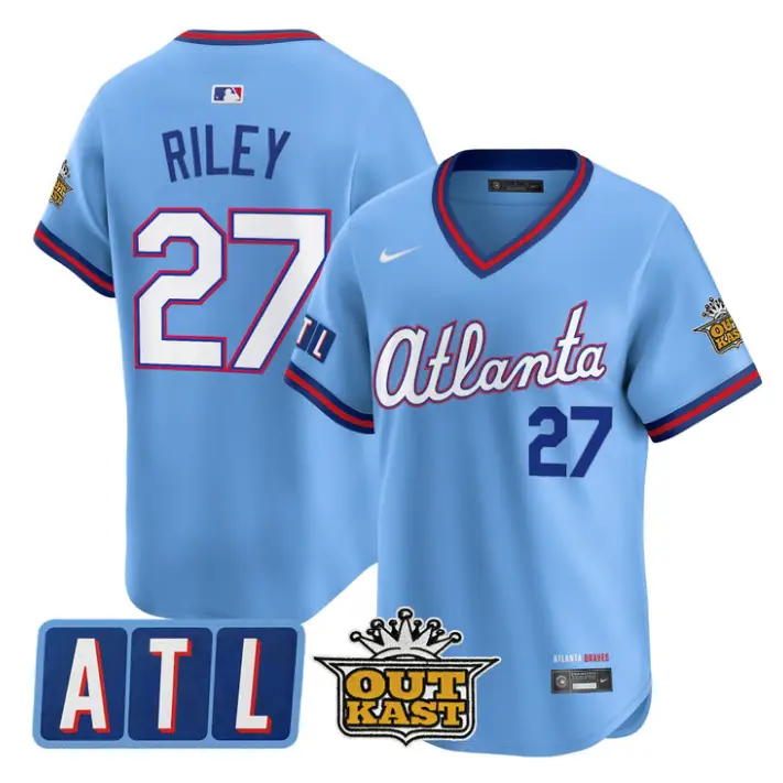 Austin Riley Jersey #27 Atlanta Braves 2026 City Connect Outkast Stitched by My Store