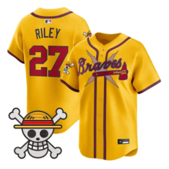 Austin Riley Jersey #27 Atlanta Braves One Piece Premier Stitched by My Store