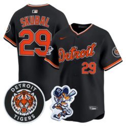 DET 2026 Paws Patch Alternate Vapor Premier Limited Jersey - All Stitched by Detroit Tigers