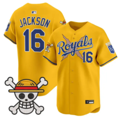 Bo Jackson Jersey #16 Kansas City Royals One Piece Premier Stitched by My Store