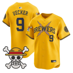 Bob Uecker Jersey #9 Milwaukee Brewers One Piece Premier Stitched by My Store