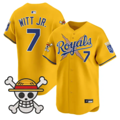 Bobby Witt Jr Jersey #7 Kansas City Royals One Piece Premier Stitched by My Store