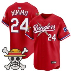 Brandon Nimmo Jersey #24 Texas Rangers One Piece Premier Limited Stitched by My Store