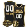 Custom South Carolina Gamecocks Jersey 2026 Final Four Stitched Black Gold by My store basketball