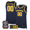Custom Michigan Wolverines Jersey 2026 Final Four Patch Basketball Stitched Navy by My store basketball