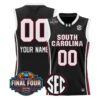Custom South Carolina Gamecocks Jersey 2026 Final Four Stitched Black by My store basketball